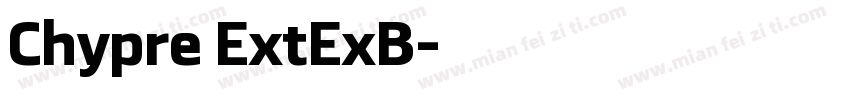 Chypre ExtExB字体转换